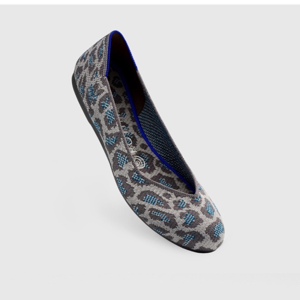 Rothy’s grey spotted flats